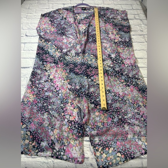 Bobeau Multicolor Floral Sheer Kimono/Cardigan/Duster.coquette.fairy.whimisgoth - Picture 6 of 6